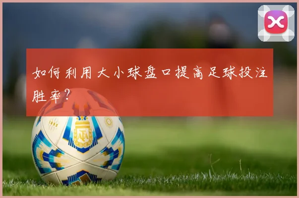 如何利用大小球盘口提高足球投注胜率？
